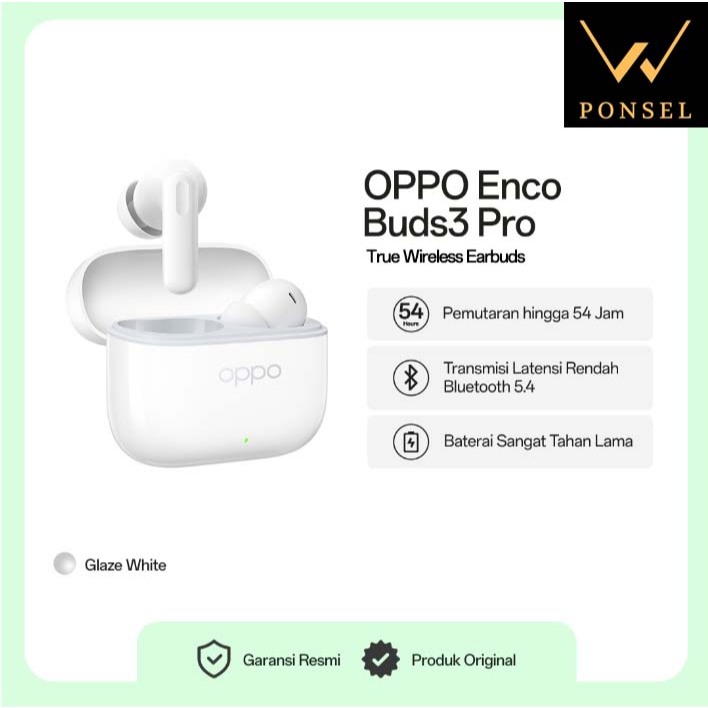 OPPO ENCO BUDS 3 PRO GARANSI RESMI 100% ORI