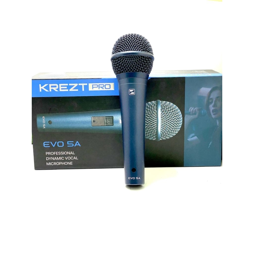 MIC VOKAL KREZT ORIGINAL EVO 5A - MIKROFON VOKAL KUALITAS PROFESIONAL  - MIC VOCAL / MIC PEGANG MIC 