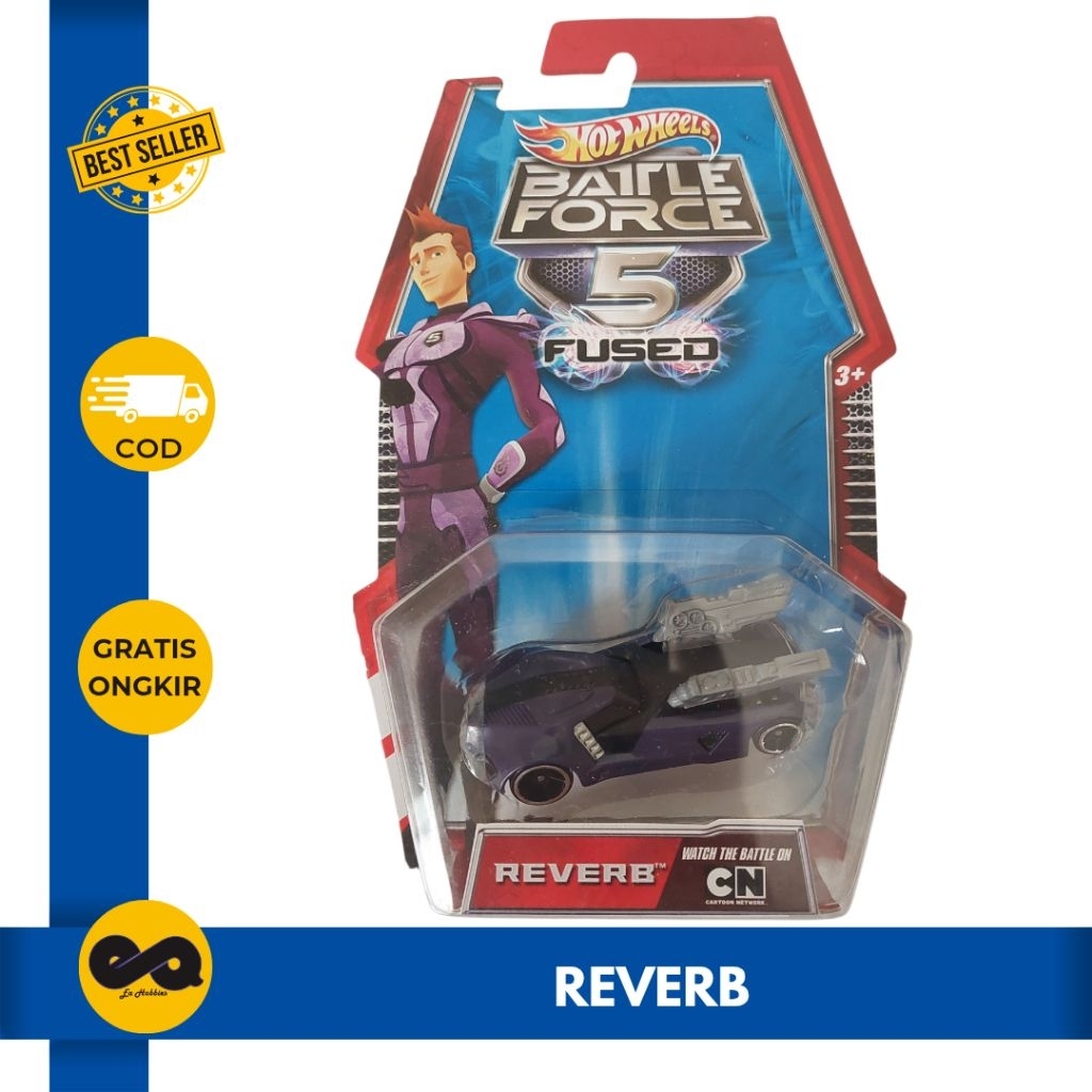 Hot Wheels Battle Force 5 Fused Cartoon Network Reverb