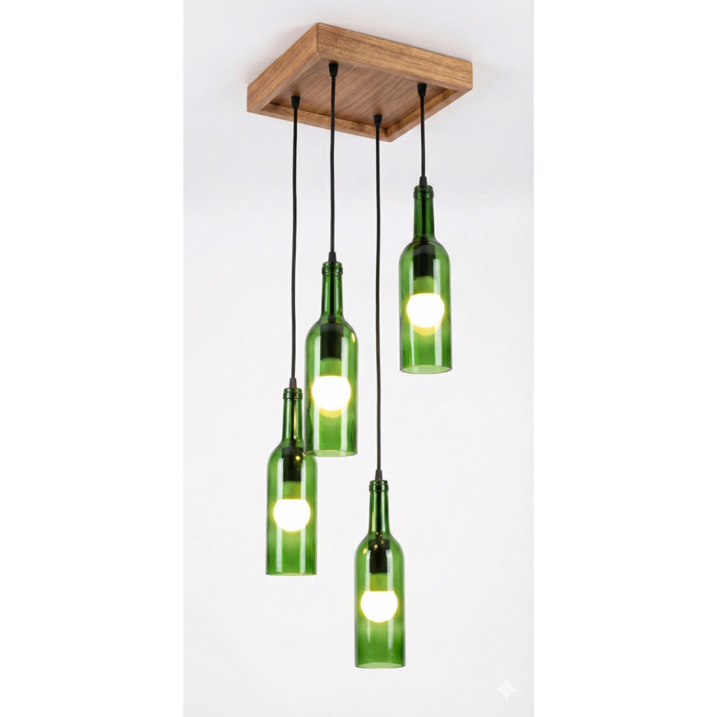 Lampu Hias Botol Kaca