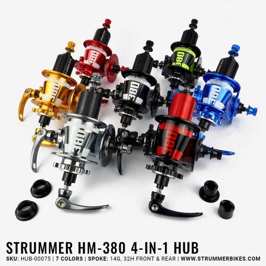 HUB FREE HUB STRUMMER MT380 32H BEARING