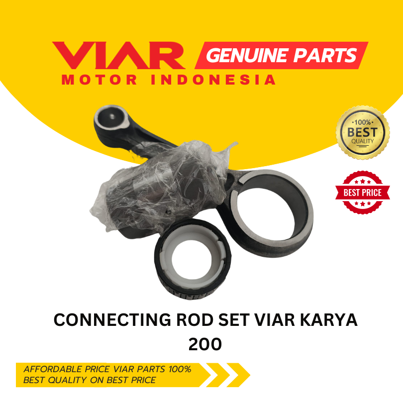 STANG SEHER | SETANG SEKER | STANG PISTON VIAR KARYA 200 | CONNECTING ROD SET VIAR KARYA 200