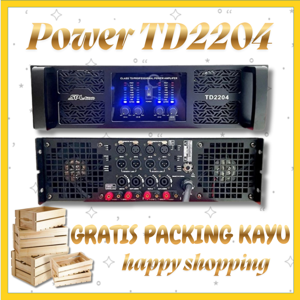 POWER SPL AUDIO TD14000 2X2200WAT