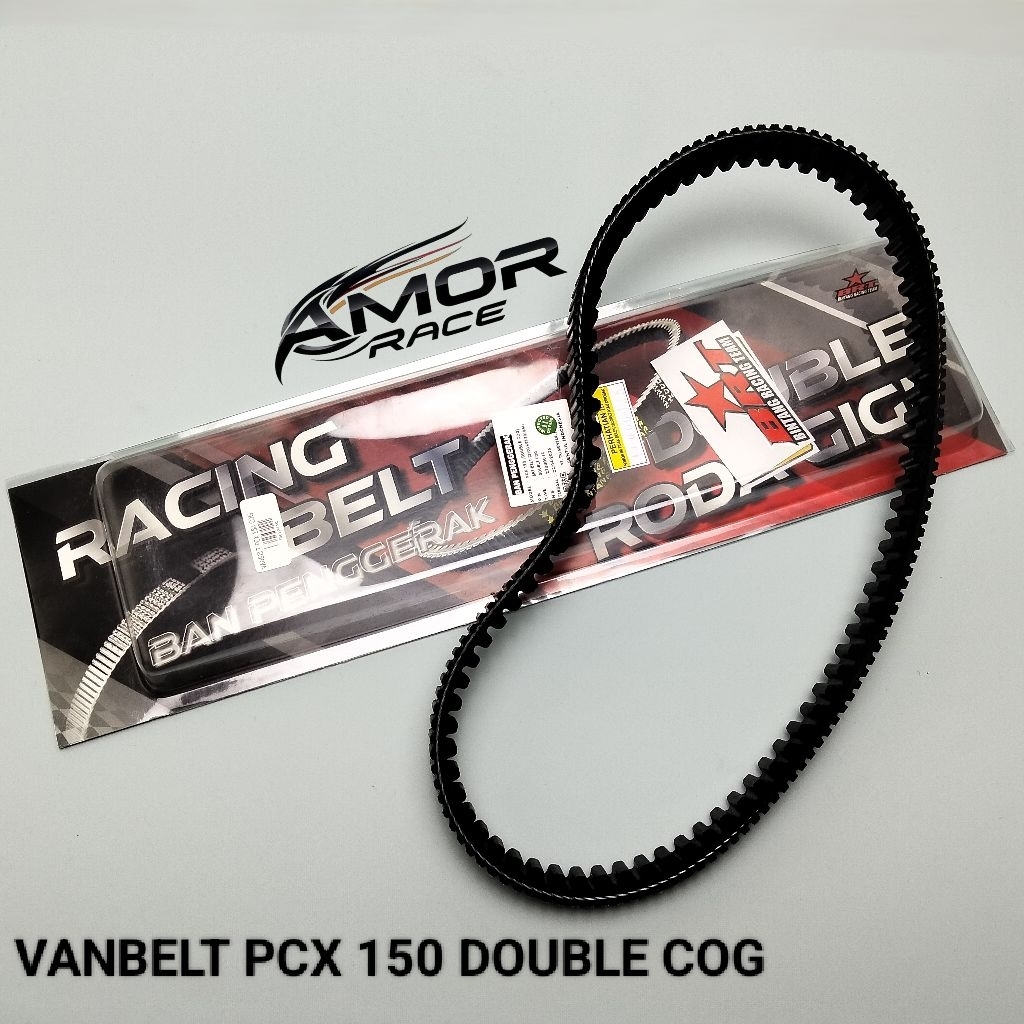 VANBELT V BELT BRT RACING DOUBLE COG UNTUK PCX 150, ADV 150