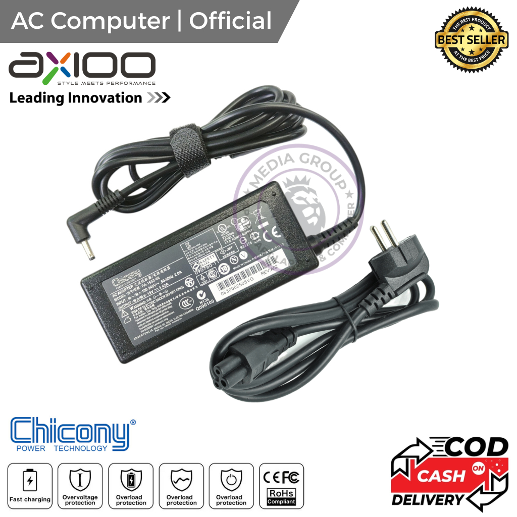 CHICONY CHARGER AXIOO MYBOOK PRO H5 G5 107 19V 3.42A original