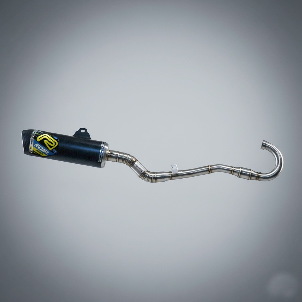 ROB1 Racing Knalpot KLX 150 EVEREST S SILENCER HITAM