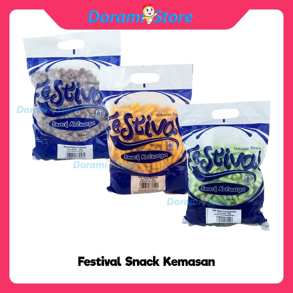 Festival Snack 200gr / Aneka Snack Festival / Camilan Stick dan Sereal