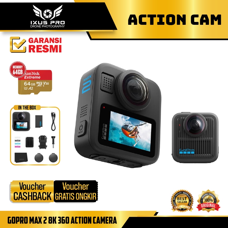 GoPro MAX2 360 Action Camera MAX 2 Camera Gopro
