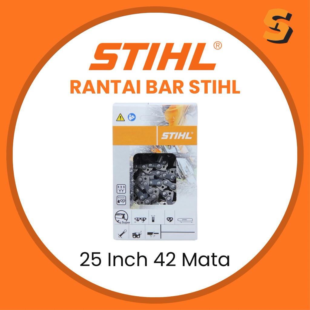 Rantai Potong Bar Chainsaw STIHL 25 Inch / 42 Mata Rantai Senso STIHL 25” 42T