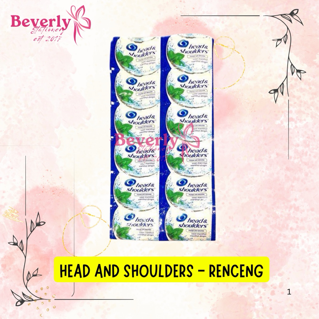 [RENCENG] SHAMPOO HEAD AND SHOULDERS RENCENG / SAMPO HEAD & SHOULDERS MENTHOL