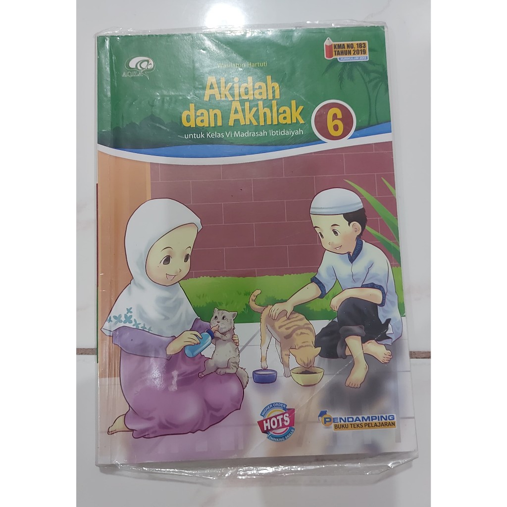 Preloved BUKU AKIDAH DAN AKHLAK KELAS 6 TIGA SERANGKAI
