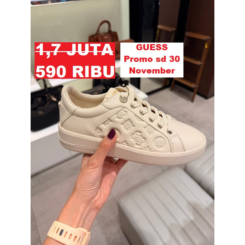 Sepatu sneakers wanita seri RONII Guess 100% original store