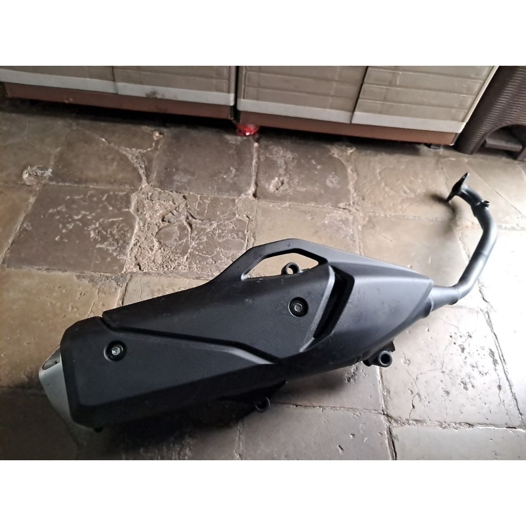 Knalpot pcx 160 vario 160 cc original ori copotan standar fullsystem fullset tinggal pasang ajah lay