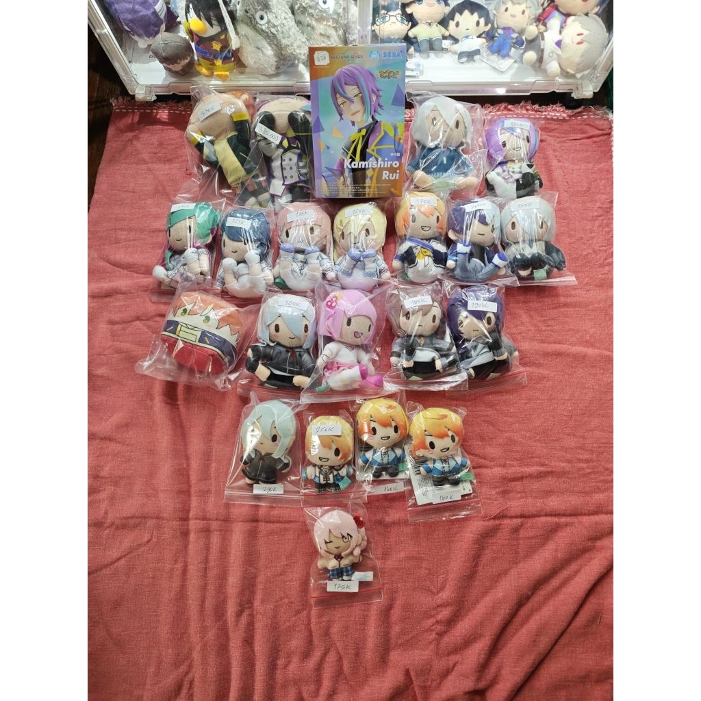 [READY LANGSUNG KIRIM] Project Sekai Proseka PRSK PJSK Fuwapuchi fuwa plush Toya Akito Haruka Rui Ts