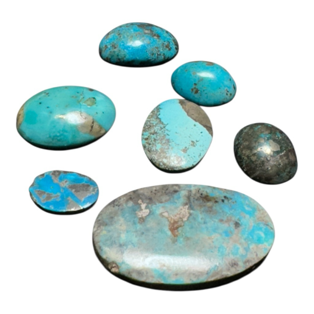 Natural batu akik pirus persia badar perak banyak pilihan | BNL7-339