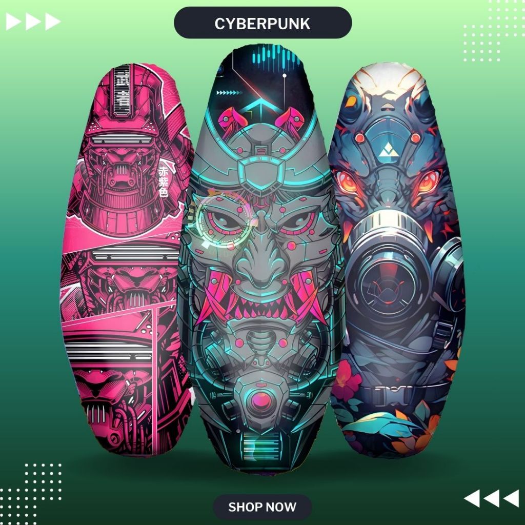 Sarung Jok Motor - Cover Jok Gow - Gow Cyber Print