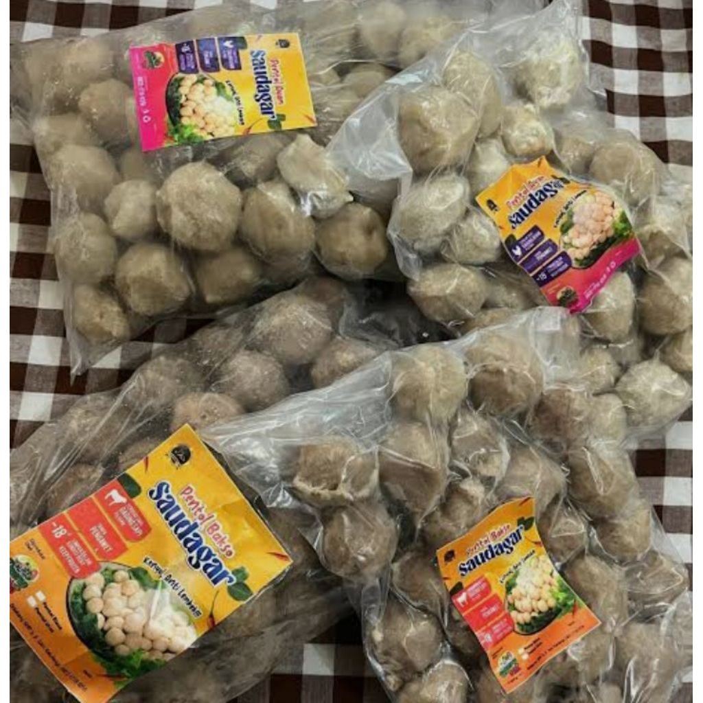 pentol bakso ayam mix sapi isi -+50 pcs original kress