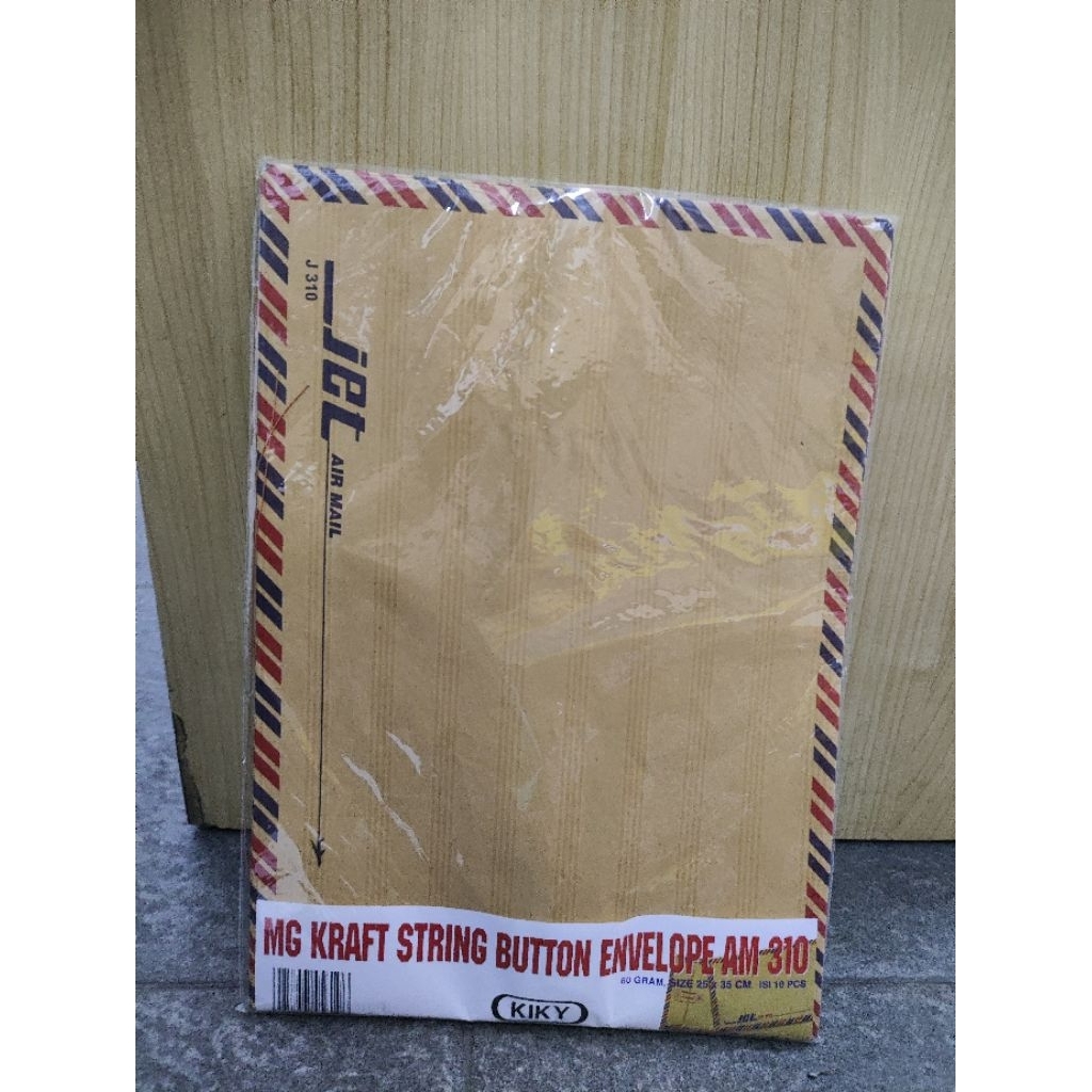 Amplop Coklat Kiky Tali 310 Tebal 125gsm Ukuran Folio