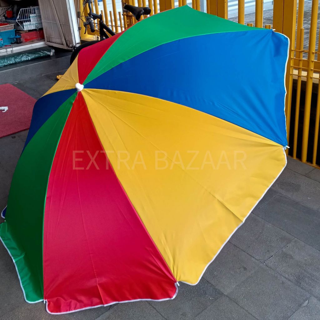 Payung Pantai Besar Pelangi