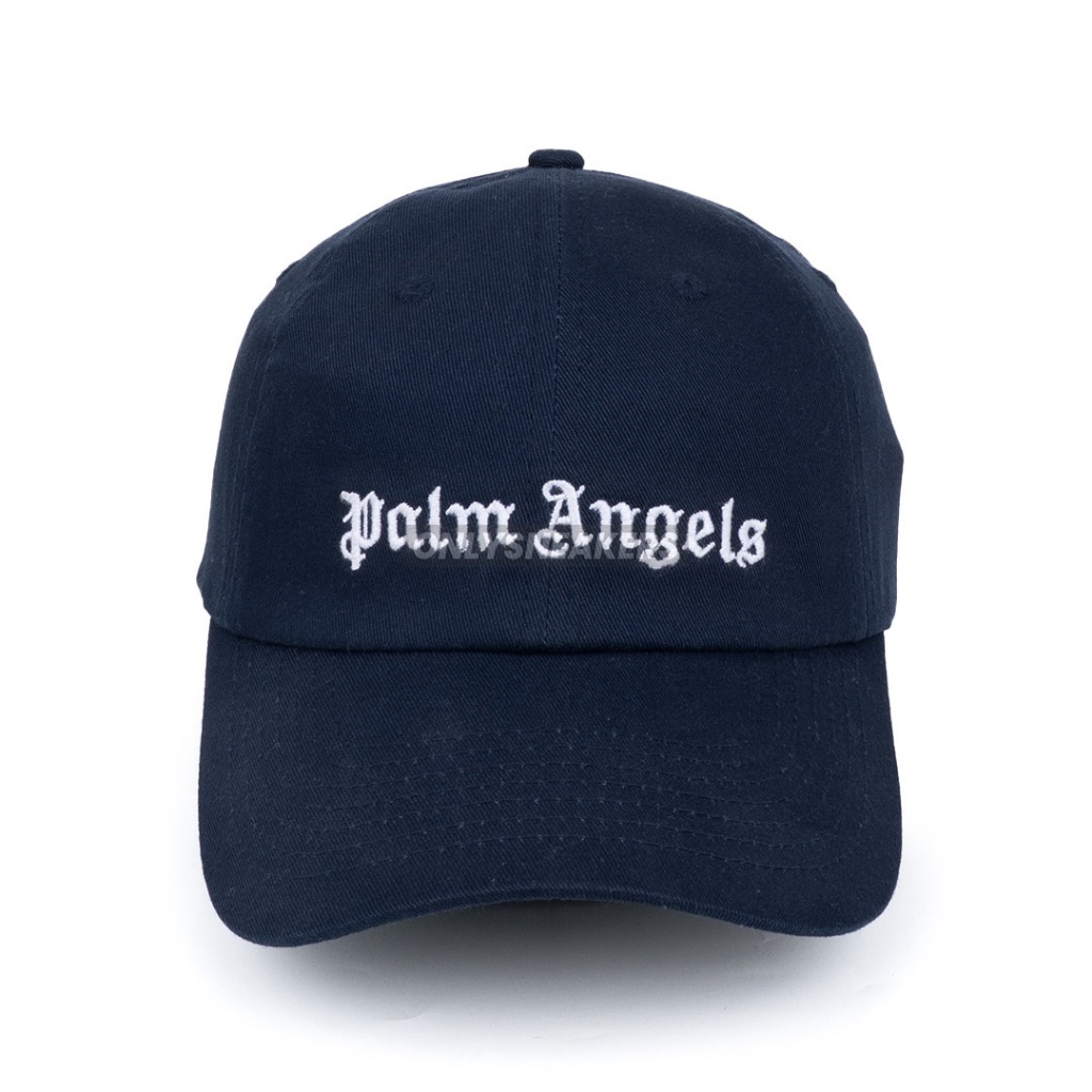 PALM ANGELS CLASSIC LOGO CAP NAVY