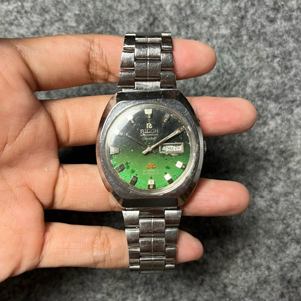 Jam tangan ricoh second automatic original