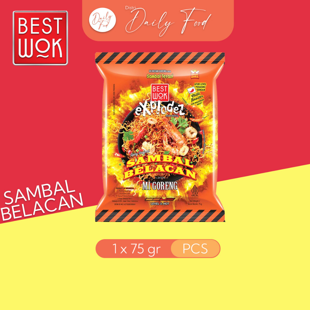 Best Wok Mie Goreng Sambal Belacan - 1 & 5 Pcs | Best Wok | Mie Goreng
