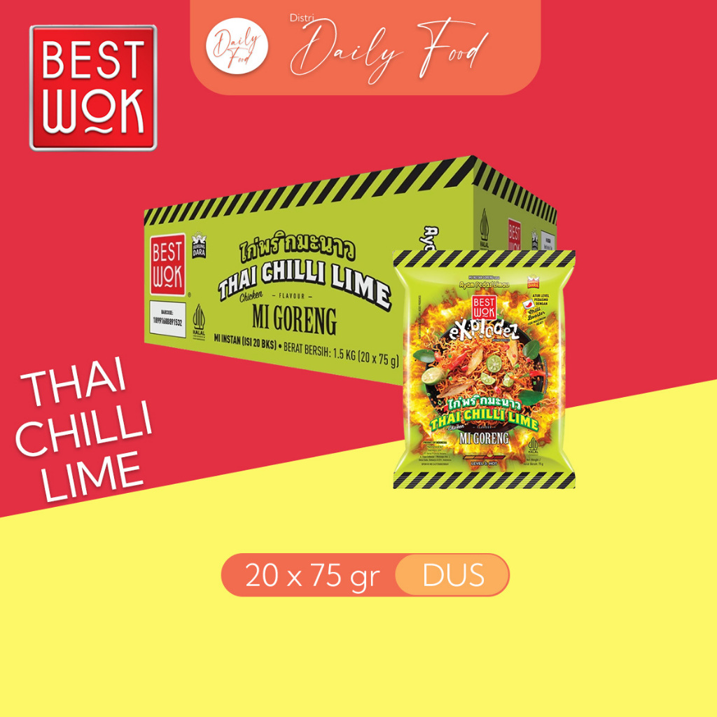 Best Wok Mie Goreng Thai Chili Lime - 1 Dus | Best Wok | Mie Goreng