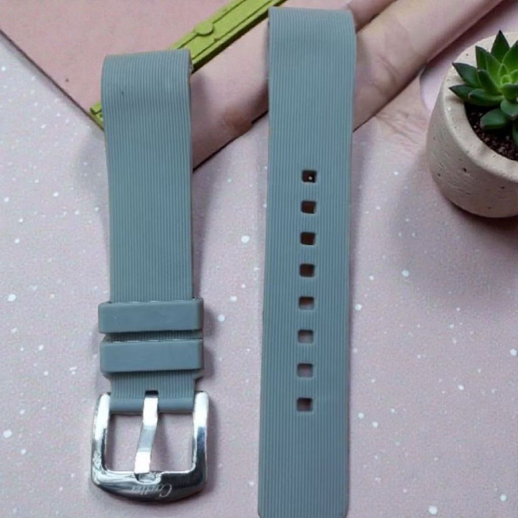 strap rubber tali jam tangan CARTIER SANTOS ukurang 20mm