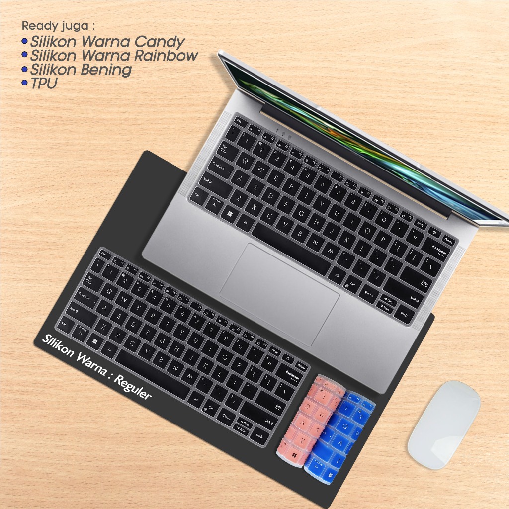 Keyboard Protector Cover Kompatibel untuk Acer Aspire 7 Pro A715-59G-56K7 57YQ 71PH 77WV Silikon War