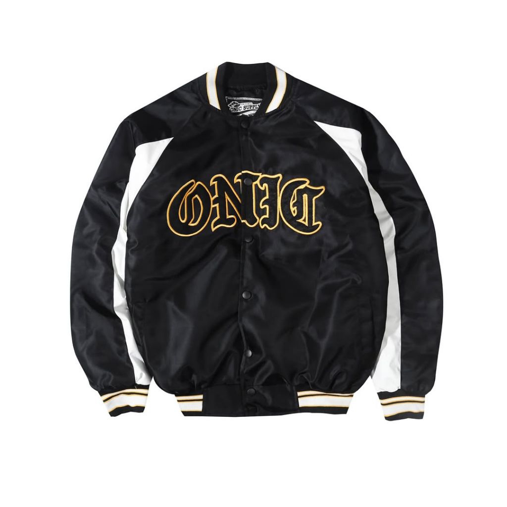 Jacket Onic Esport - ONIC TYPE LOGO Varsity Second Ukuran M