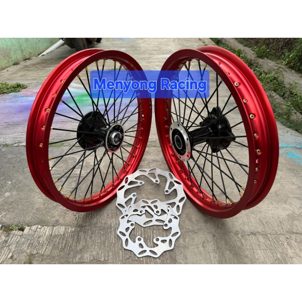 Velg Jari jari KLX ring 17 160 185 17 tromol ori KLX  Dtraker