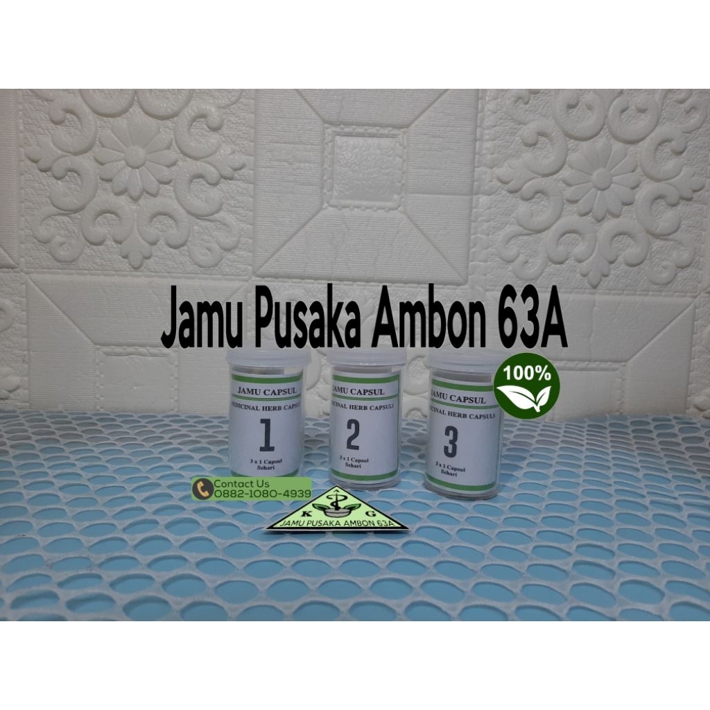 Ambeien - Wasir Herbal Jamu Pusaka Ambon 63A untuk Ambeien - Wasir