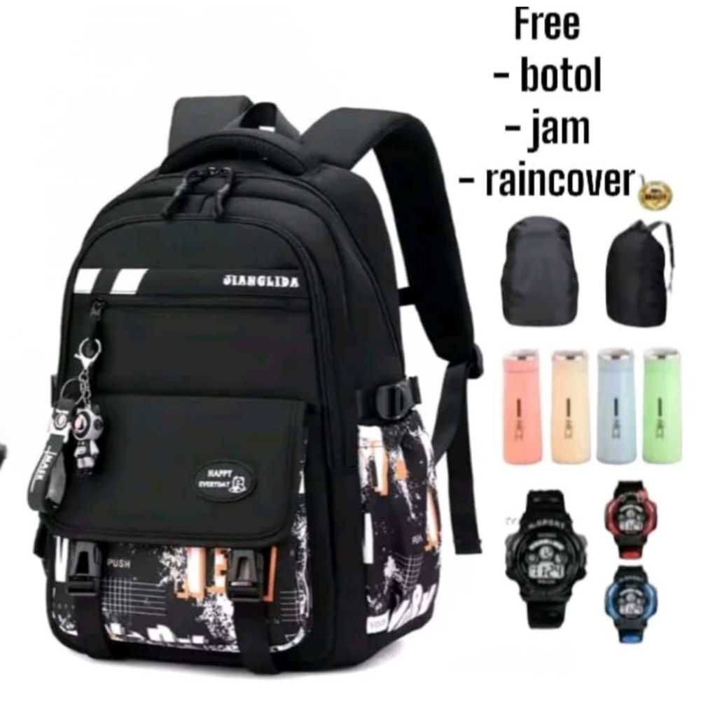 Tas Ransel Anak Laki-Laki Desain Korea Keren