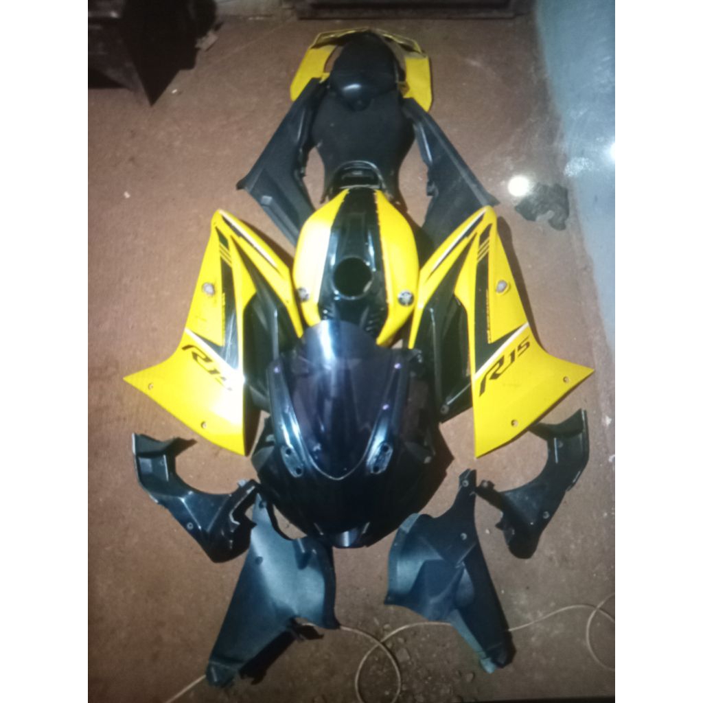 Fairing Yamaha R15 Full Body Kondisi Bekas pemakaian