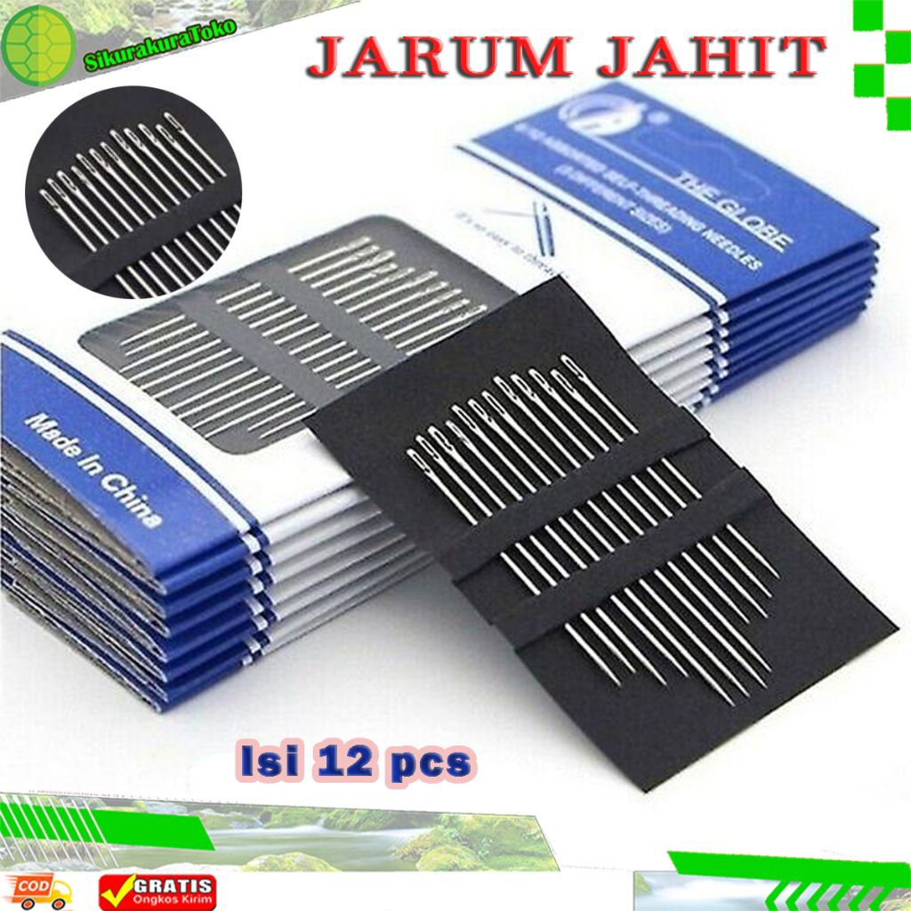 ( GRATIS Benang ) JARUM JAHIT MAGIC SUPER PRAKTIS ISI 12