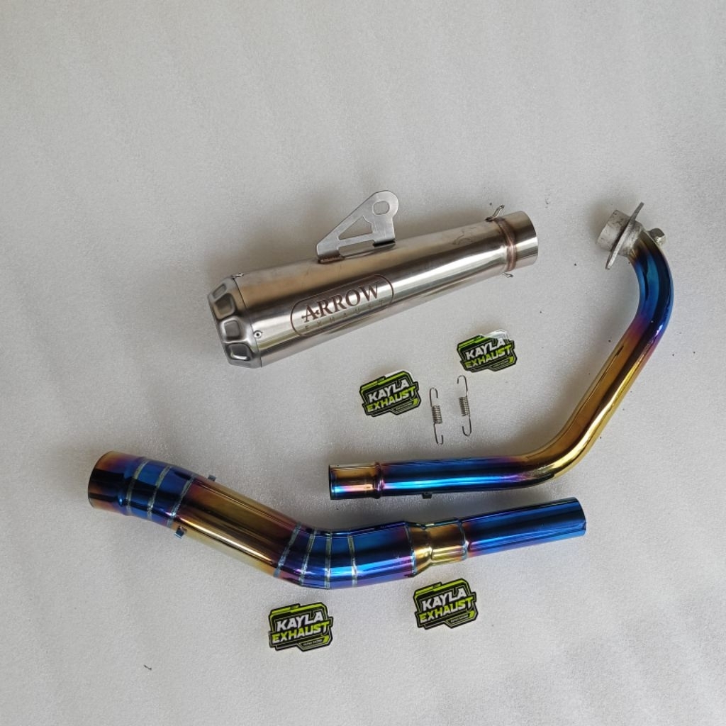 knalpot Arrow inlet 50 pnp satria Fu karbu satria Fu fi  Vixion old/new Jupiter MX old  Jupiter MX 1