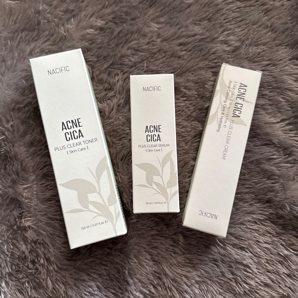 [CLEARANCE SALE] READ DESCRIPTION ‼️ nacific blackhead acne cica serum toner