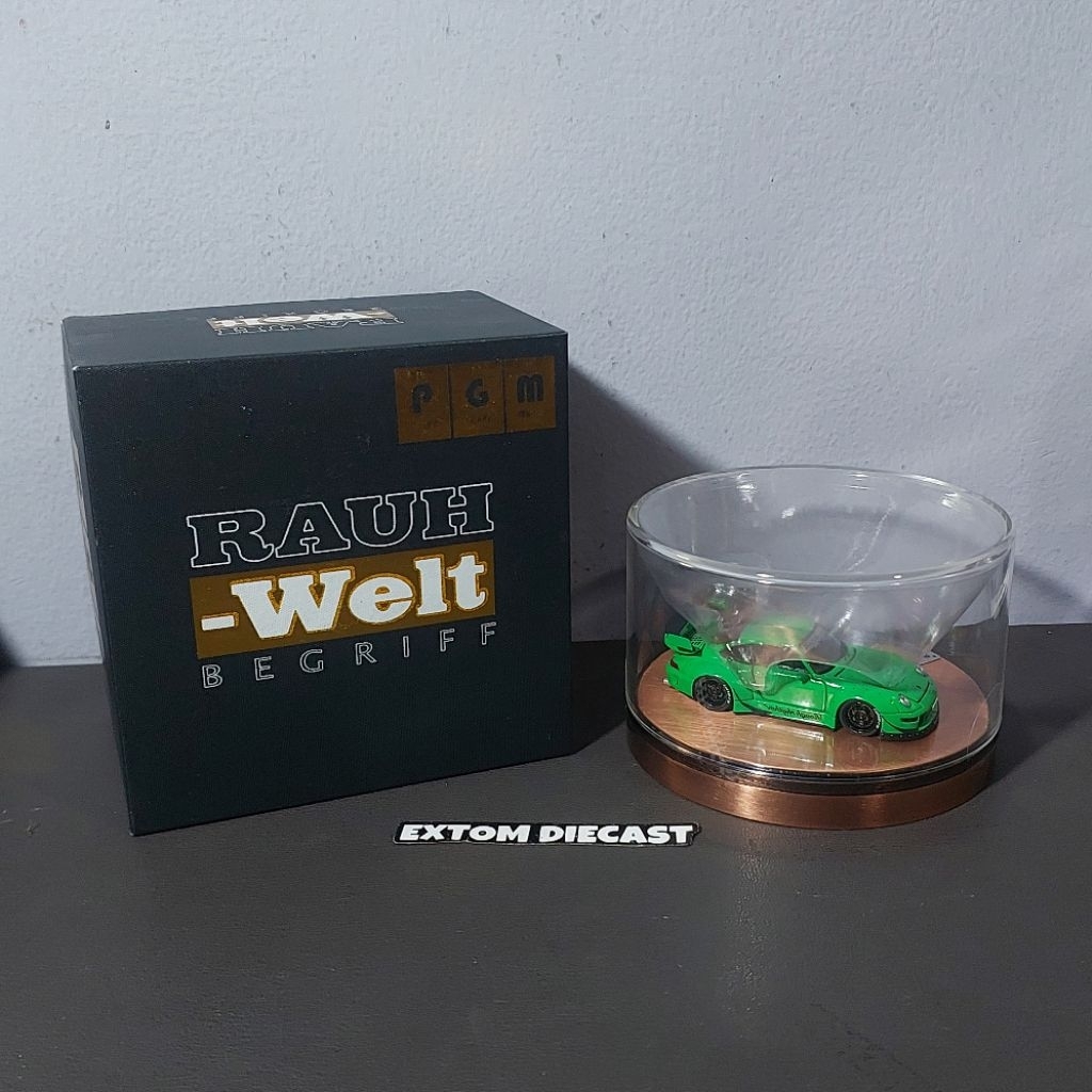 PGM Porsche RWB 993 Rough Rhythm Green Exclusive Box