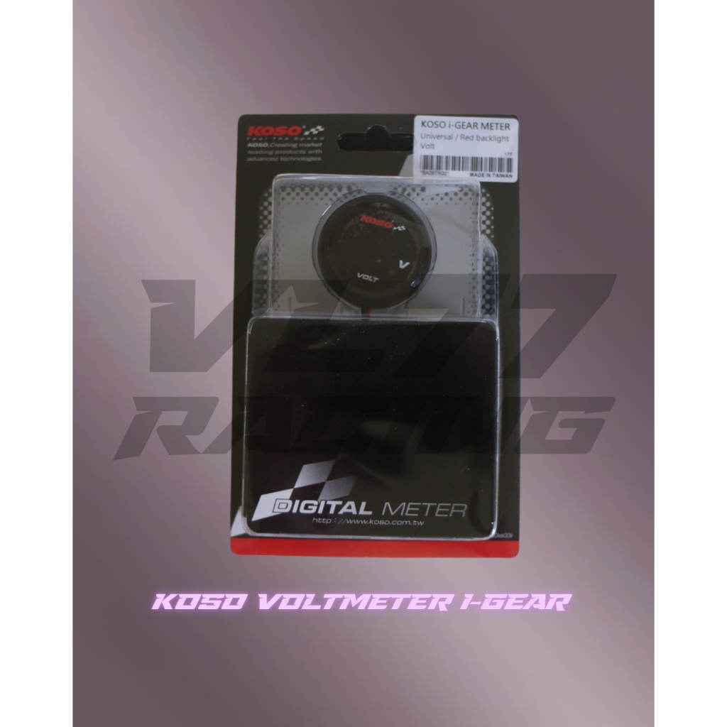 Volt Meter Koso Original Taiwan Universal Motor - I-Gear