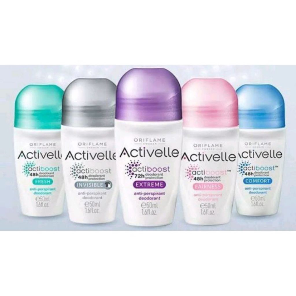 Activelle Anti-Perspirant Deodorant, Activelle ungu, Activelle pink