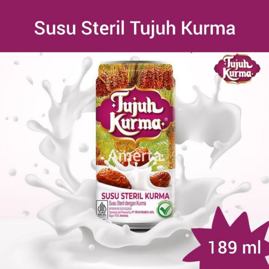 Susu Tujuh Kurma Susu Steril 12 kaleng (1dus)