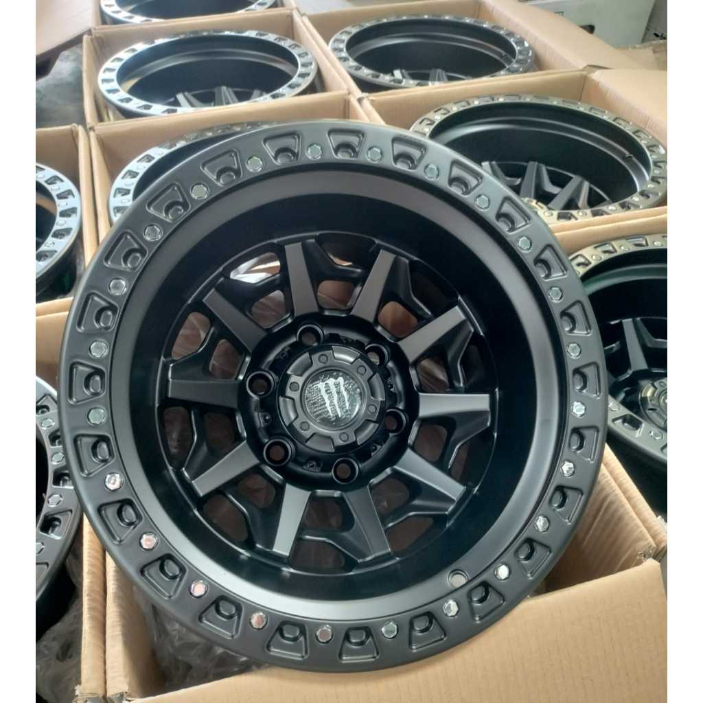 Velg Offroad Spek velg 15x10 Type 1261 Monster 6h 139.7 et -44 Satin Black/Matt Bronze