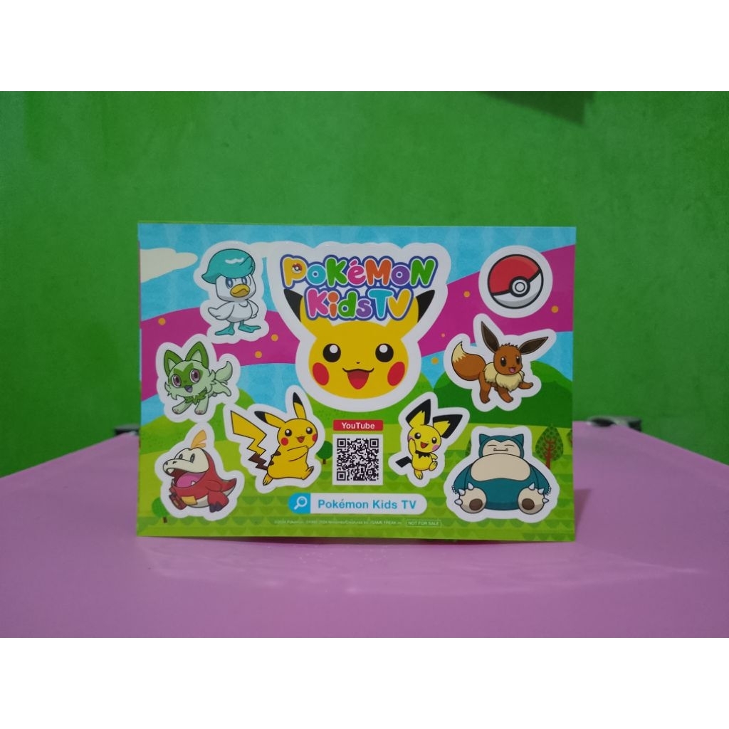 Stiker / Sticker POKEMON KIDS TV Nintendo New Murah Retro Vintage Rare Koleksi Mainan Anak Anak Nost