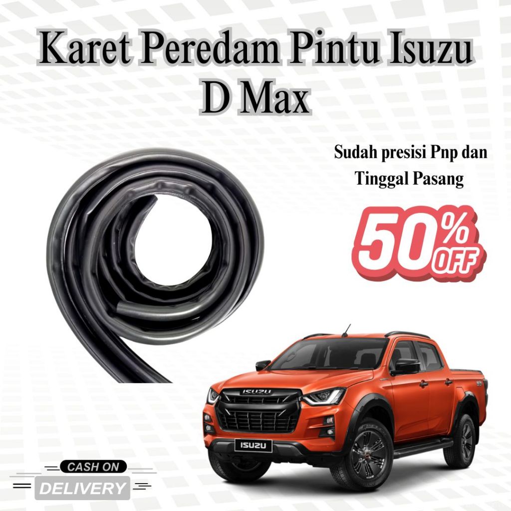 Karet Peredam Pintu Isuzu D-Max – Karet Peredam Body / Karet Bantalan Pintu Isuzu Dmax