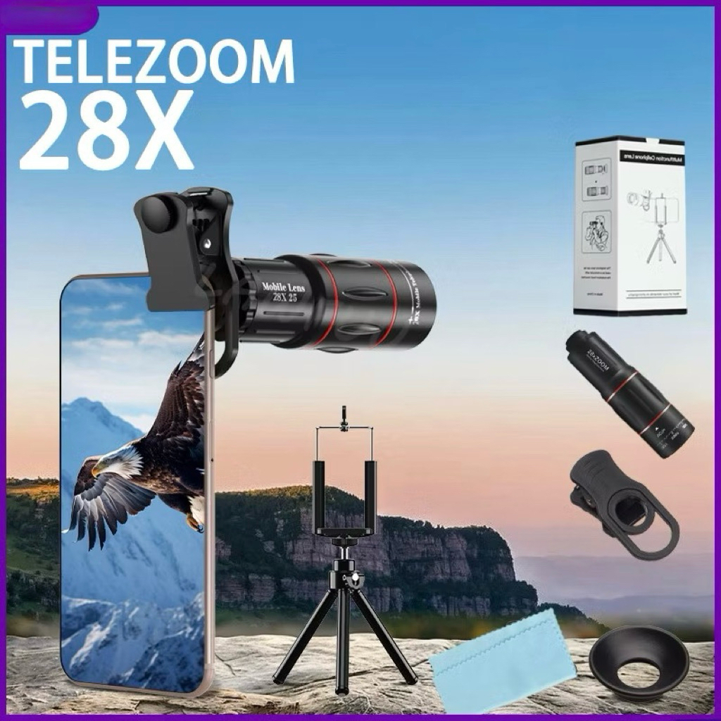 Lensa Hp 36x25 Zoom Lensa Apexel Telezoom Kamera Tripod Tele Zoom