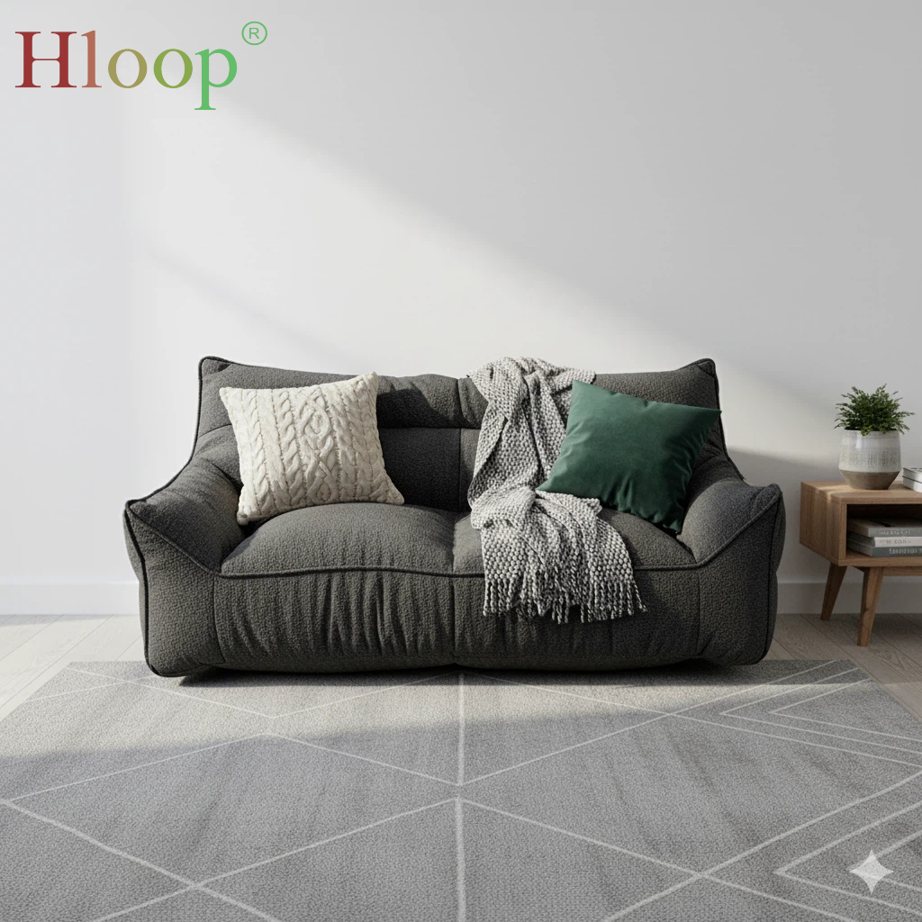 HLOOP sofa bean bag sofa bed minimalis ruang tamu kecil  2 seater kursi kecil