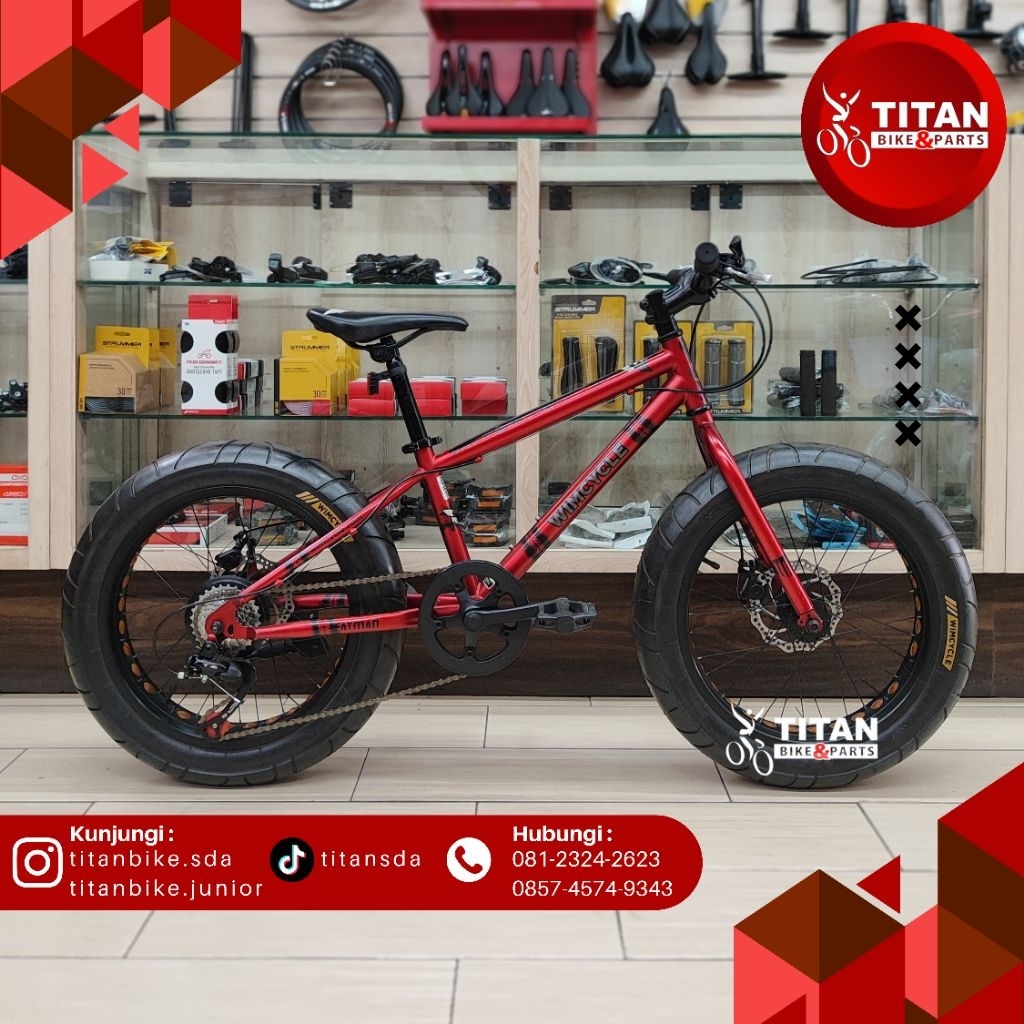 SEPEDA 20" FATBIKE WIMCYCLE FATMAN KIDS 1.0