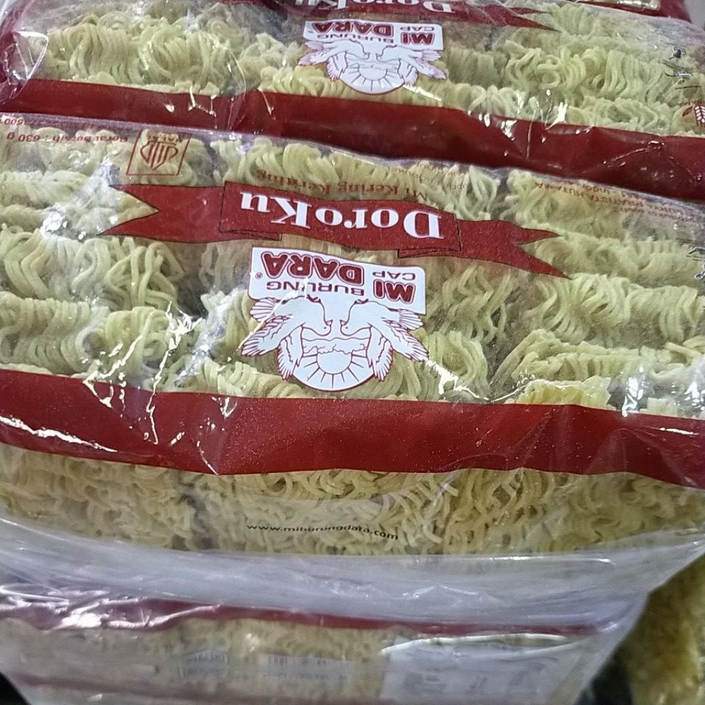 Mie cap BURUNG DARA [ DOROKU ] 1 ball isi 9 Bks x 630g