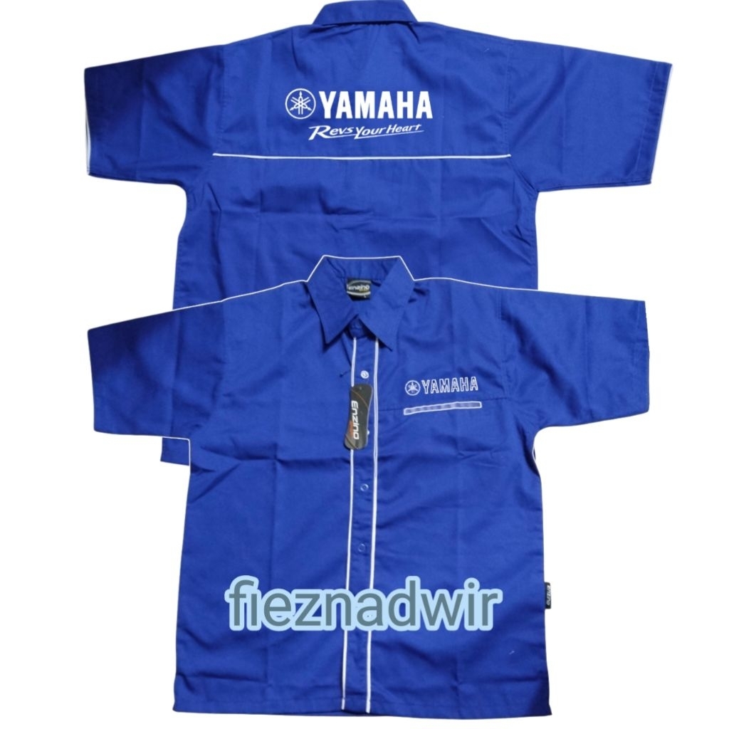 kemeja yamaha baju seragam yamaha baju yamaha baju lengan pendek yamaha