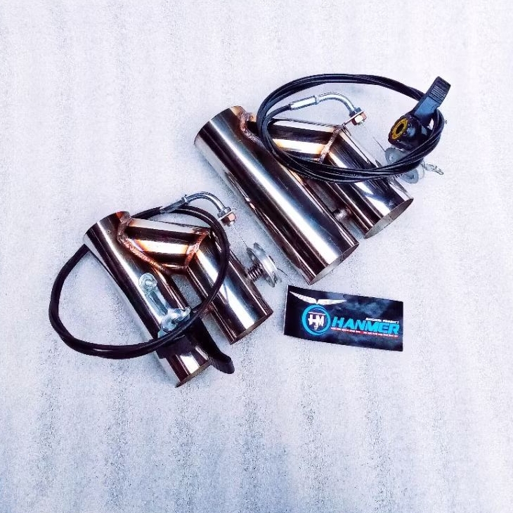 VALVETRONIC 2 SUARA,knalpot mobil sistem 2 katup mode standar dan racing,full stainlise,PICKUP,LCGC,